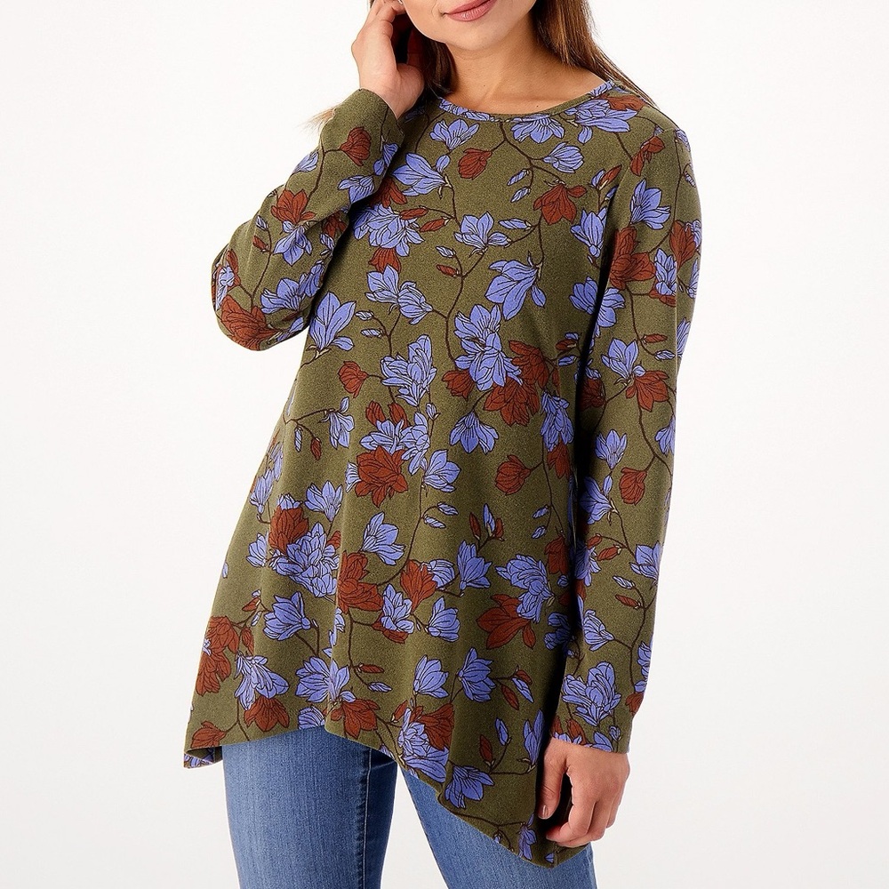 D & Co. Heavenly Jersey Swing Tunic, NWOT